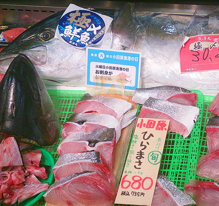 小田原海鮮市場活魚センター 小売部